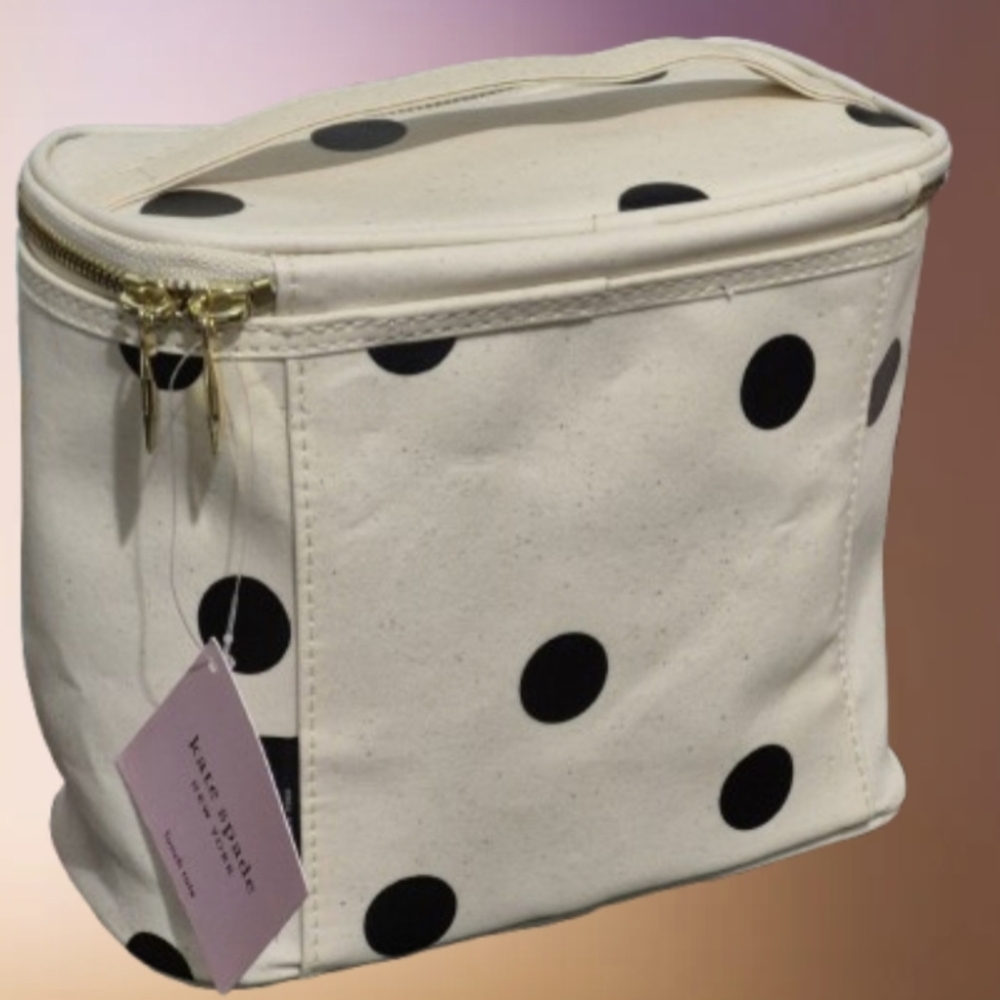 NWTKate Spade NewYork Insulated Soft Cooler Lunch Tote with Double Zipper Close. - Picture 6 of 14